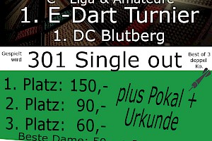 1. E-Dart Turnier des 1. DC Blutberg